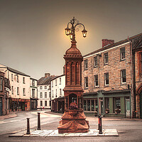 Buy canvas prints of Axminster Town Centre by Alison Chambers