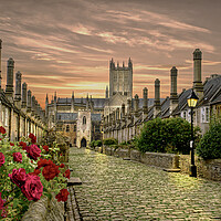 Buy canvas prints of Vicars Close In Wells by Alison Chambers