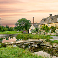 Buy canvas prints of Old Mill Lower Slaughter by Alison Chambers