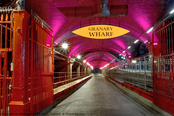 Leeds Granary Wharf Picture Board by Alison Chambers