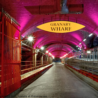 Buy canvas prints of Leeds Granary Wharf by Alison Chambers