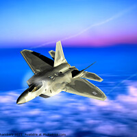 Buy canvas prints of F22 Raptor by Alison Chambers