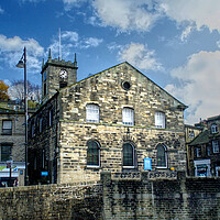 Buy canvas prints of Holmfirth Holy Trinity Church by Alison Chambers