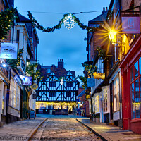 Buy canvas prints of Steep Hill, Lincoln by Alison Chambers