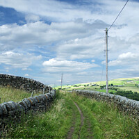 Buy canvas prints of Heptonstall Ont' Tops by Alison Chambers