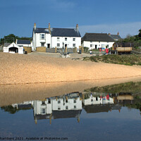 Buy canvas prints of Seatown Beach Reflection  by Alison Chambers