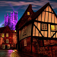 Buy canvas prints of Lincoln At Night by Alison Chambers