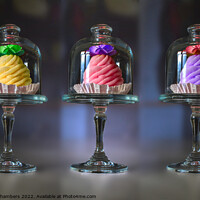Buy canvas prints of Cupcake Trio by Alison Chambers