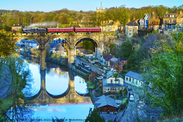 Knaresborough Viaduct  Picture Board by Alison Chambers