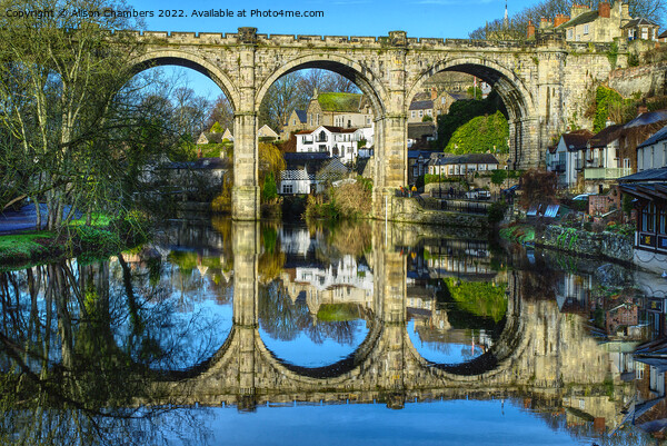 Knaresborough Viaduct Close Up Picture Board by Alison Chambers