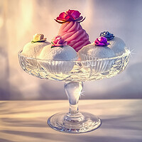 Buy canvas prints of Cupcake Selection  by Alison Chambers