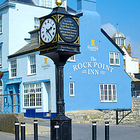 Buy canvas prints of Lyme Regis Clock Tower by Alison Chambers