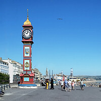 Buy canvas prints of Weymouth Jubilee Clock Tower by Alison Chambers