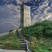 Buy canvas prints of Castle Hill Huddersfield  by Alison Chambers