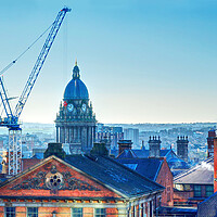 Buy canvas prints of Leeds Town Hall Skyline  by Alison Chambers