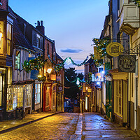 Buy canvas prints of Top Of Steep Hill, Lincoln  by Alison Chambers