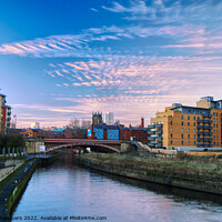 Buy canvas prints of Leeds Sunset Sky by Alison Chambers