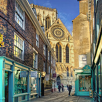 Buy canvas prints of Minster Gates, York by Alison Chambers