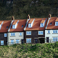 Buy canvas prints of Henrietta Street Whitby by Alison Chambers