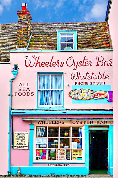 Wheelers Oyster Bar Picture Board by Alison Chambers