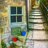 Buy canvas prints of Jim Bells Stile, Robin Hoods Bay by Alison Chambers