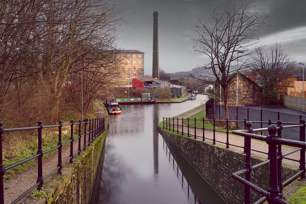Slaithwaite Canal View, Huddersfield  Picture Board by Alison Chambers