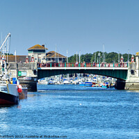 Buy canvas prints of Weymouth Town Bridge by Alison Chambers
