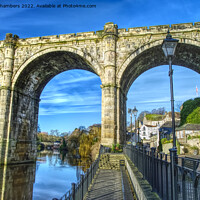 Buy canvas prints of Knaresborough Viaduct Close Up, North Yorkshire  by Alison Chambers