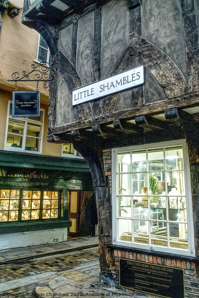 York Little Shambles    Picture Board by Alison Chambers