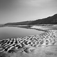 Buy canvas prints of Scarborough South Bay Monochrome  by Alison Chambers