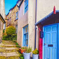 Buy canvas prints of  Robin Hoods Bay by Alison Chambers