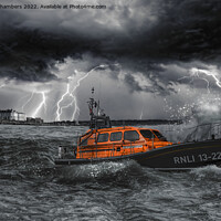Buy canvas prints of Bridlington RNLI colour selection Yorkshire Coast  by Alison Chambers