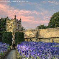 Buy canvas prints of English Bluebell Church by Alison Chambers