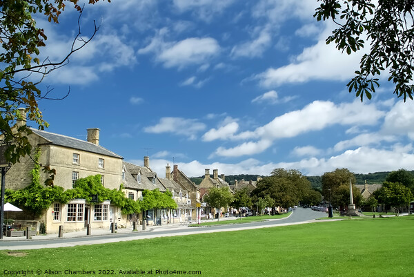 Broadway In The Worcestershire Cotswolds  Picture Board by Alison Chambers