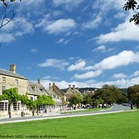 Buy canvas prints of Broadway In The Worcestershire Cotswolds  by Alison Chambers