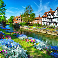 Buy canvas prints of Canterbury Westgate Park Gardens  by Alison Chambers