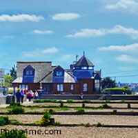 Buy canvas prints of Whitstable Beach Panorama  by Alison Chambers
