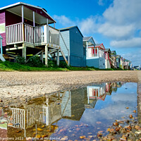 Buy canvas prints of Tankerton Beach Huts  by Alison Chambers