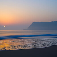 Buy canvas prints of Scarborough Sunrise by Alison Chambers