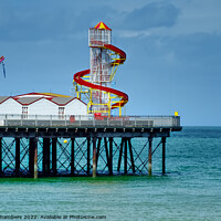 Buy canvas prints of Herne Bay Pier Close Up by Alison Chambers