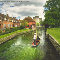 Buy canvas prints of Canterbury River Punt by Alison Chambers