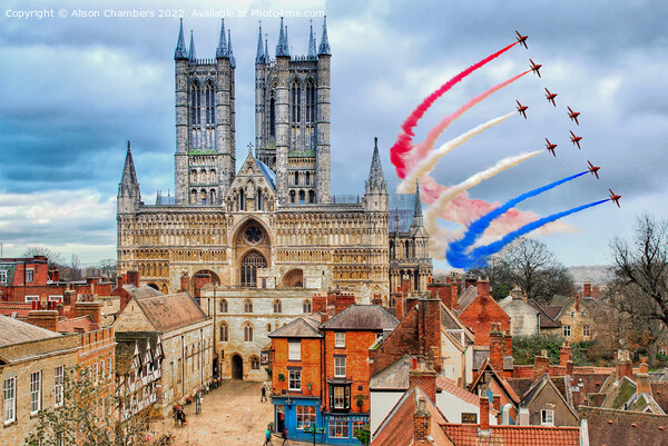 Lincoln Red Arrows Picture Board by Alison Chambers