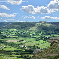 Buy canvas prints of  Vale Of Edale by Alison Chambers