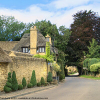 Buy canvas prints of Broad Campden Thatch by Alison Chambers