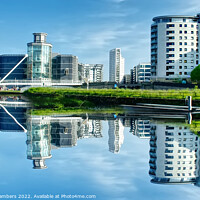 Buy canvas prints of Leeds Knights Bridge Reflections  by Alison Chambers