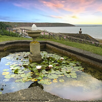Buy canvas prints of Filey Crescent Gardens  by Alison Chambers