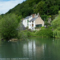 Buy canvas prints of Cromford Mill Pond by Alison Chambers