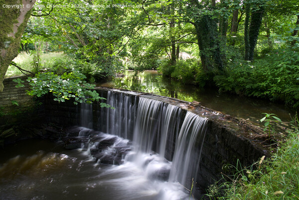 Huddersfield Honley Waterfall  Picture Board by Alison Chambers