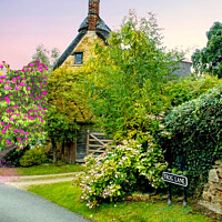 Buy canvas prints of Frog Lane Cottage by Alison Chambers
