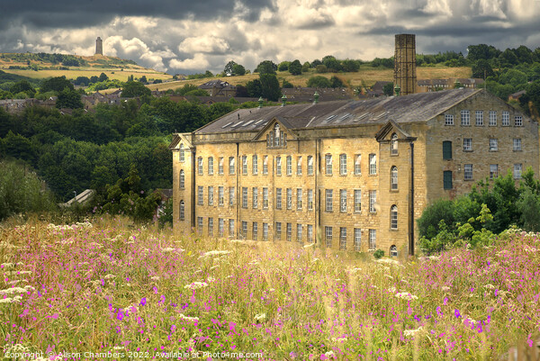 Huddersfield Mills and Hills Acrylic by Alison Chambers